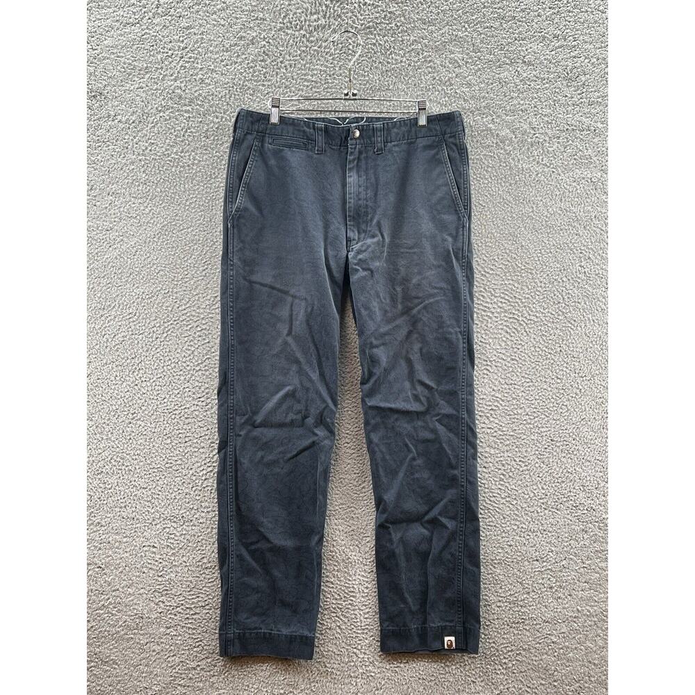 A Bathing Ape Bape Navy Blue Chino Dress Pants Men’s Size Medium 32x31